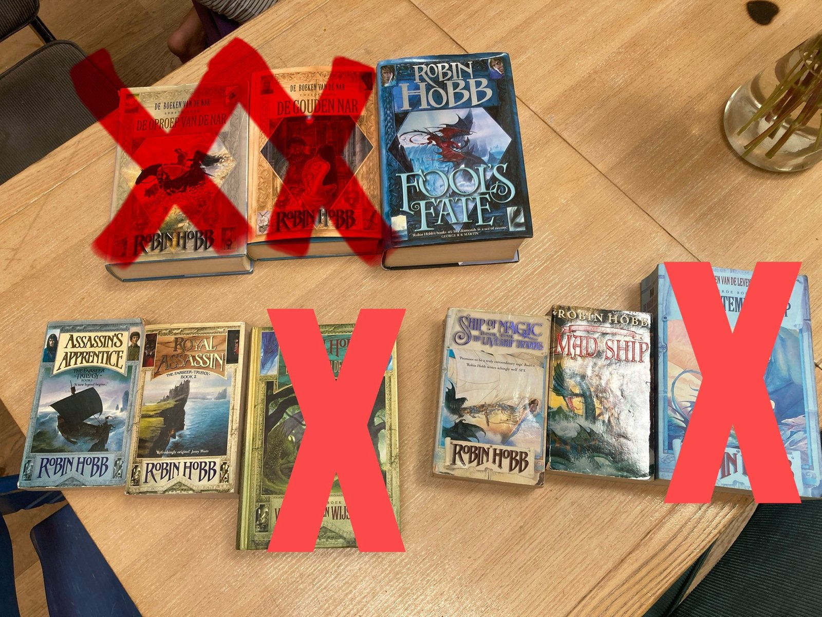 Robin Hobb engelse boeken: nar, zieners, levende schepen., Boeken, Ophalen of Verzenden, Gelezen