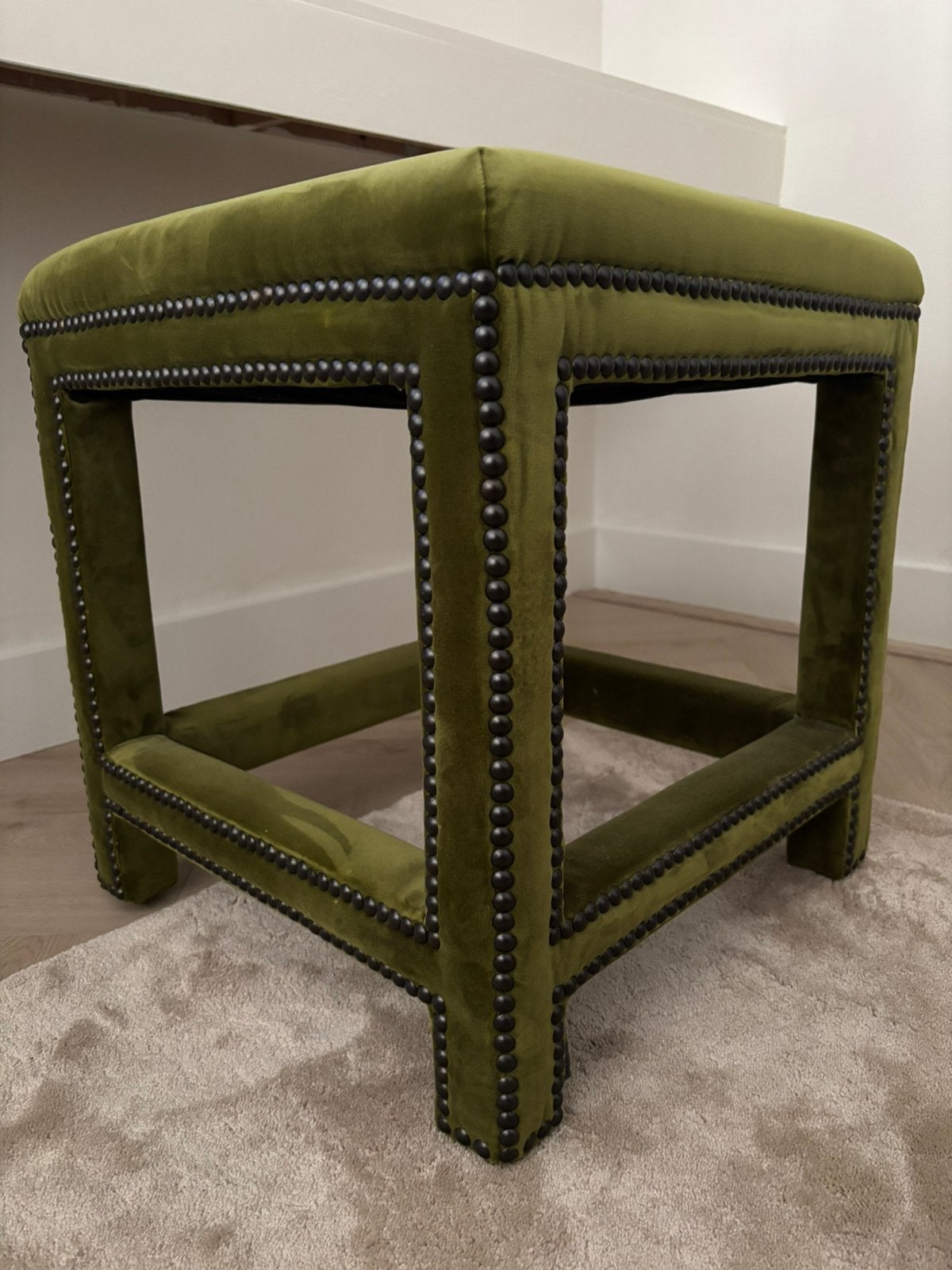 Eichholtz bench poef kruk, Ophalen of Verzenden, Zo goed als nieuw, Overige materialen