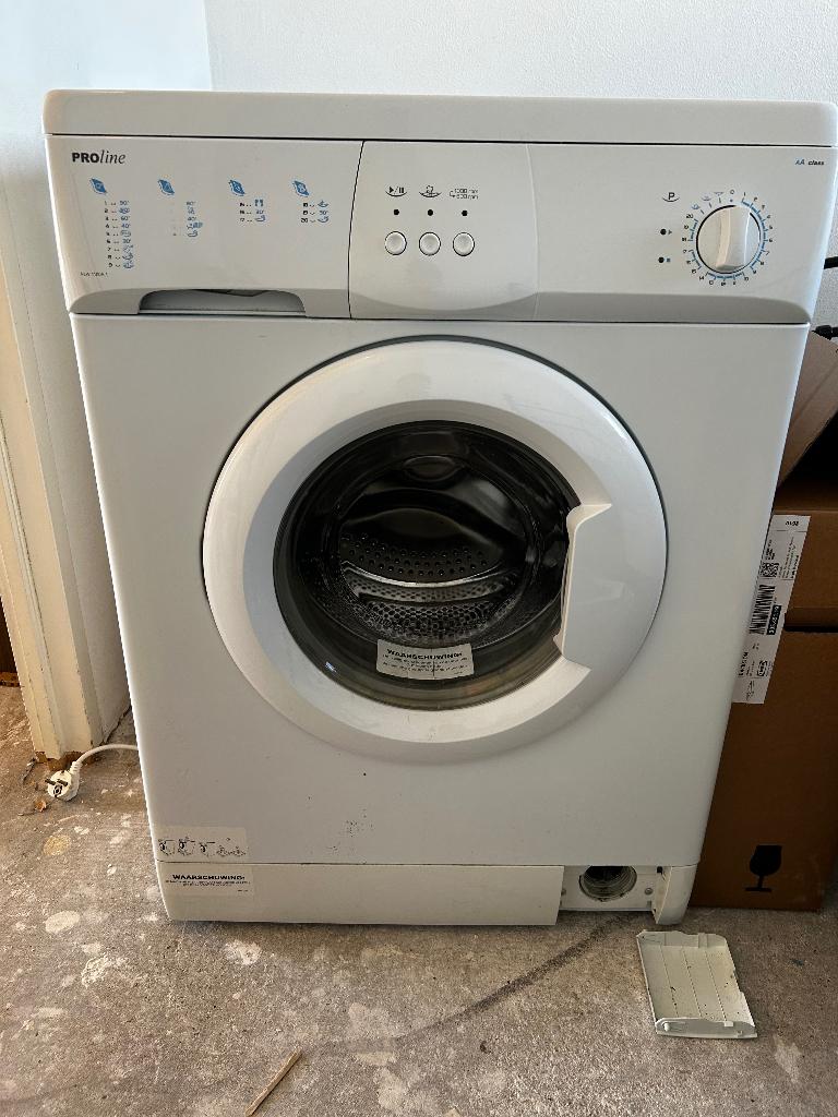 Wasmachine, droger, vaatwasser, oven en koelkast, Witgoed en Apparatuur, Wasmachines, Ophalen, Bovenlader, Zo goed als nieuw, 85 tot 90 cm