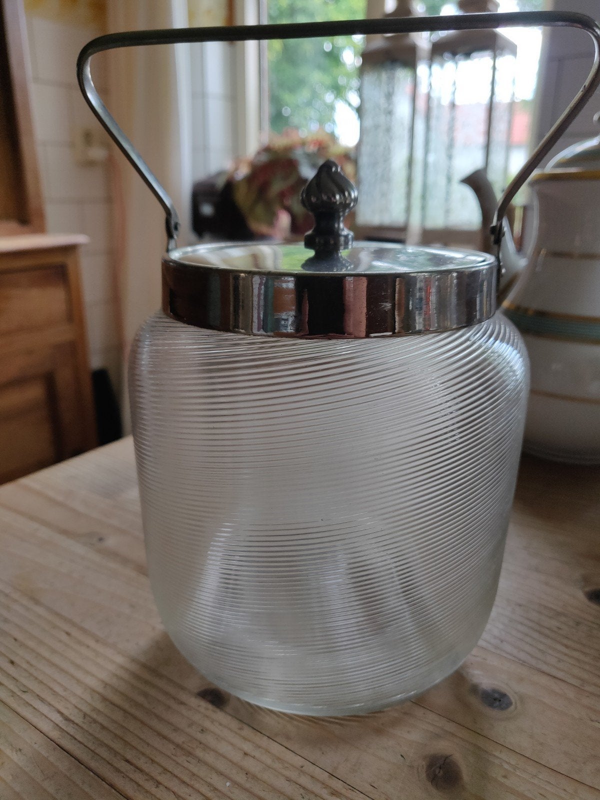 fries draadglas koekpot, Ophalen of Verzenden