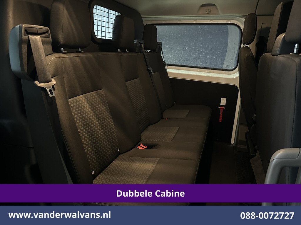 Ford Transit Custom 2.0 TDCI 131pk L2H1 Dubbele Cabine Euro6, Voorwielaandrijving, 4 cilinders, 2800 kg, Wit
