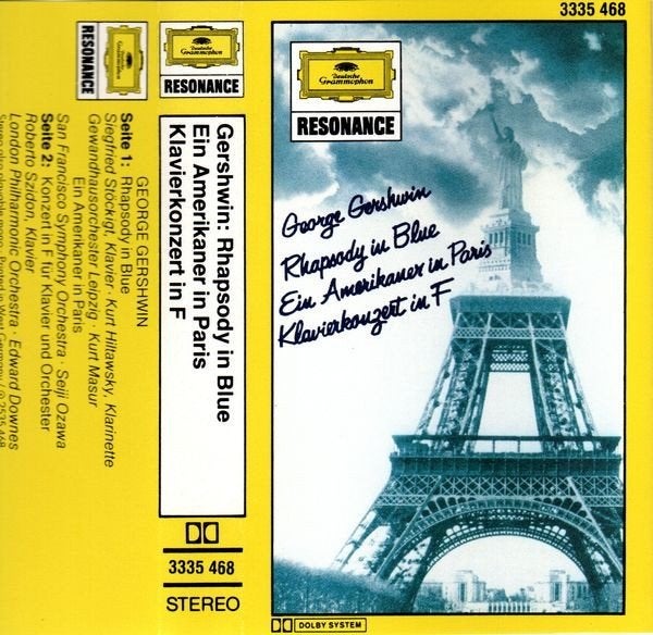 Gershwin, Rhapsody in Blue MC, Cd's en Dvd's, Gebruikt, Klassiek, 1 bandje, Ophalen of Verzenden