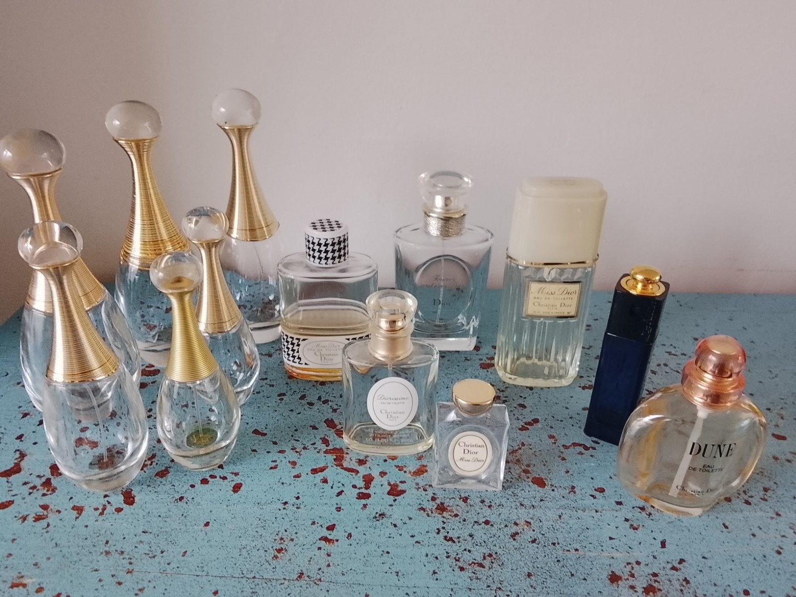 grote collectie lege parfum flessen, Ophalen of Verzenden, Gebruikt, Parfumfles