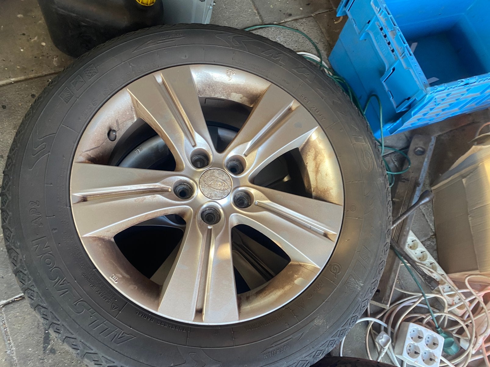 Kia sportage velgen all seasons velgen, Ophalen, Gebruikt, Banden en Velgen, 17 inch