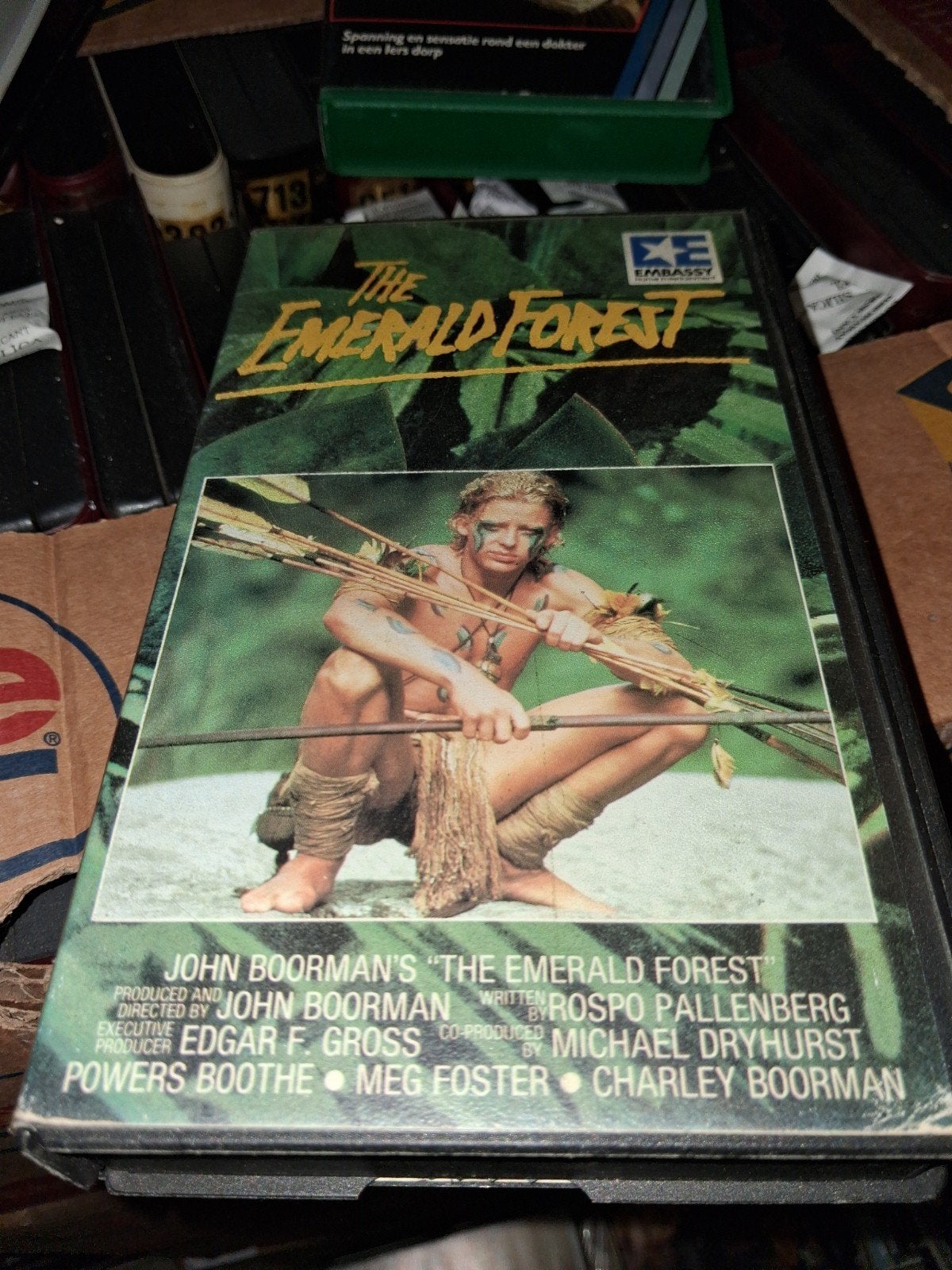 Vhs ex-rental  - The Emerald Forest, Vanaf 16 jaar, Ophalen of Verzenden, Gebruikt, Horror