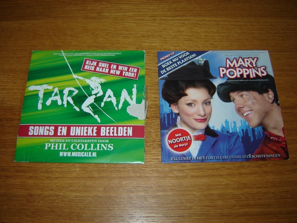 CD Mary Poppins en Tarzan NIEUW !!!!!, Ophalen of Verzenden, Nieuw in verpakking