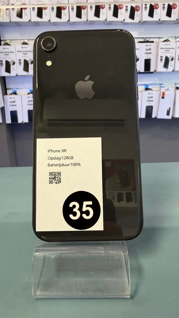 iPhone XR Zwart 128GB (35), Telecommunicatie, Mobiele telefoons | Apple iPhone, Apple, Zwart, IPhone XR, Ophalen of Verzenden