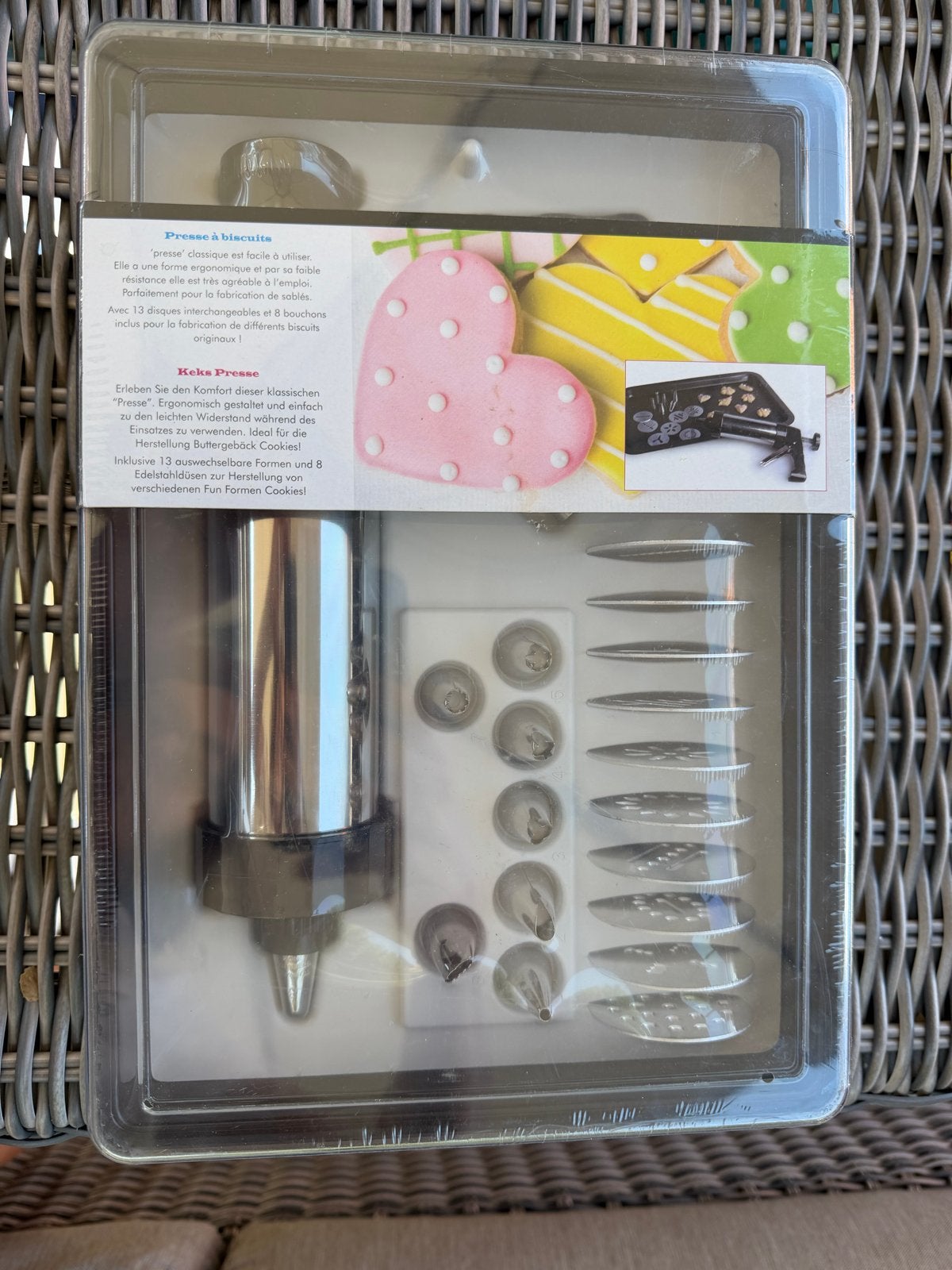 Koekjespers / Koekjesmaker - Nieuw in verpakking, Ophalen of Verzenden, Nieuw, Taarten of Cupcakes, Overige typen