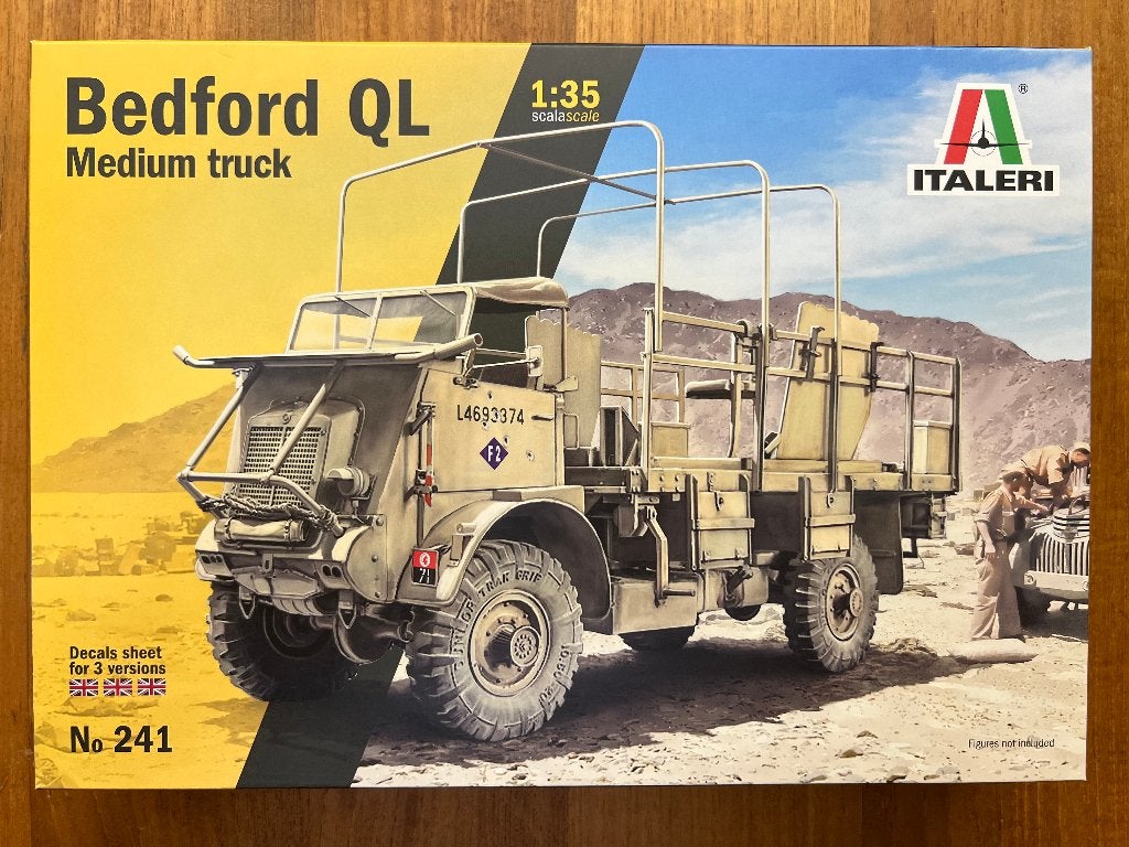 Italeri Bedford QL Medium Truck 1:35 bouwpakket - 241, Italeri, 1:32 tot 1:50, Nieuw, Ophalen of Verzenden