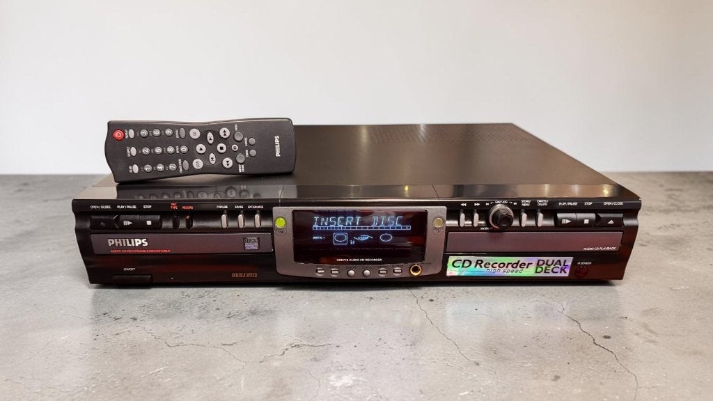 Philips CDR-775 Dual Deck CD-Recorder/Speler – CD-R & CD-RW, Philips, Ophalen of Verzenden, Zo goed als nieuw, DE KEMPEN 18 • 6021PZ • BUDEL
