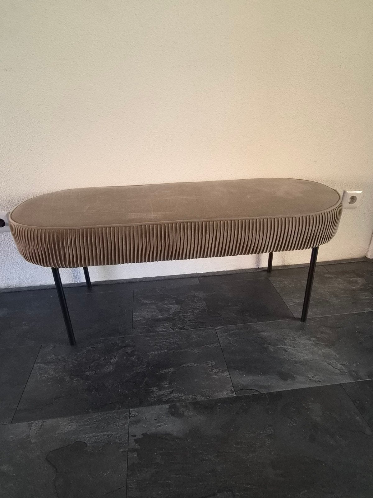 Bankje Myrthe karwei - Zo goed als nieuw, Huis en Inrichting, Ophalen, Minder dan 50 cm, Zo goed als nieuw, Metaal