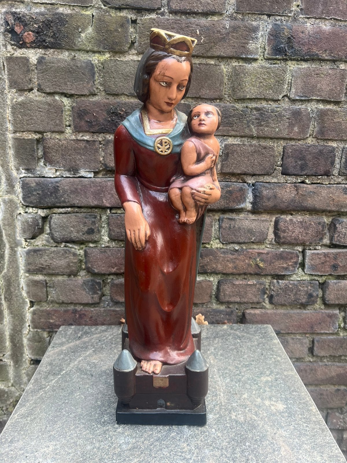 Maria beeldje, Antiek en Kunst, Antiek | Religie, Ophalen of Verzenden