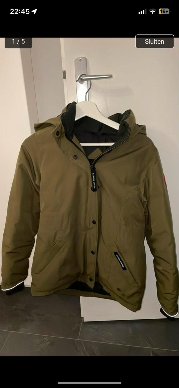 Canada Goose jas voor kinderen - Zo goed als nieuw, Ophalen of Verzenden, Zo goed als nieuw, Jongen of Meisje, Jas