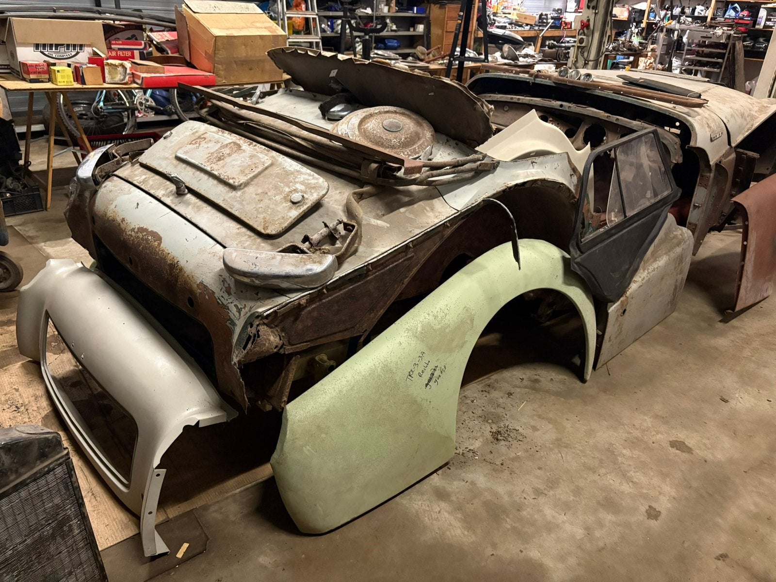 Triumph TR2 small mouth 1955 project!, foto 5
