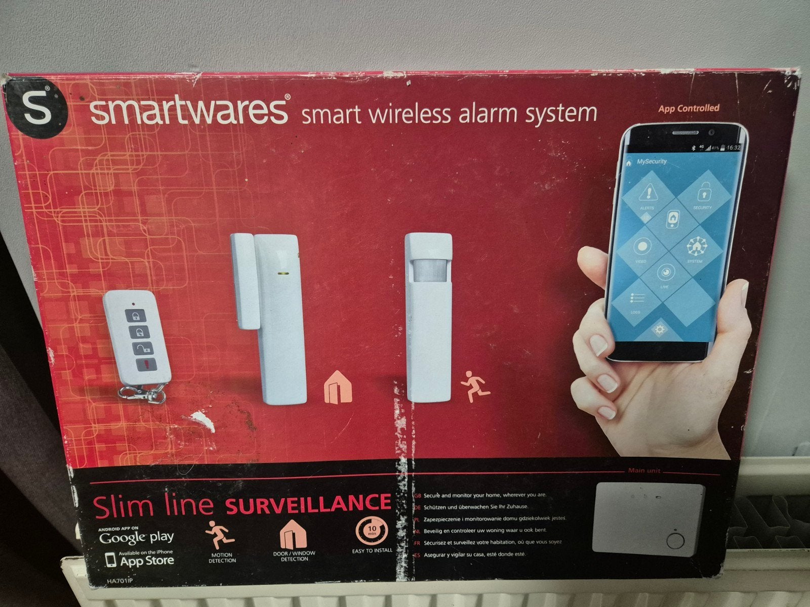 Smartwares Slim Line Smart Draadloos Alarmsysteem, Ophalen of Verzenden