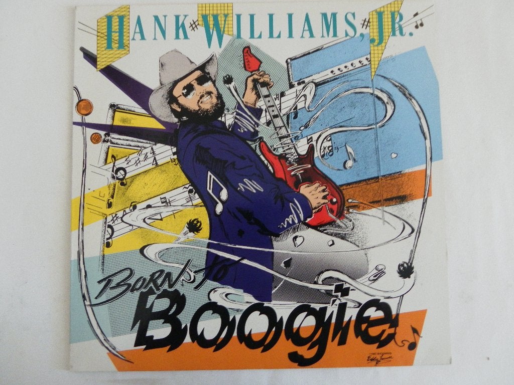 LP Hank Williams, Jr. - Born To Boogie, LP, Gebruikt, Originele persing, Ophalen of Verzenden