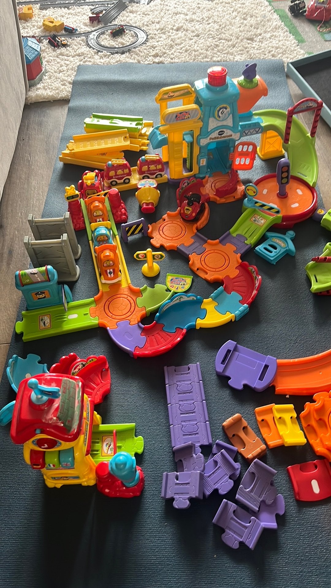 Vtech Toet toet auto’s politie trein race, Ophalen, Gebruikt, Overige merken