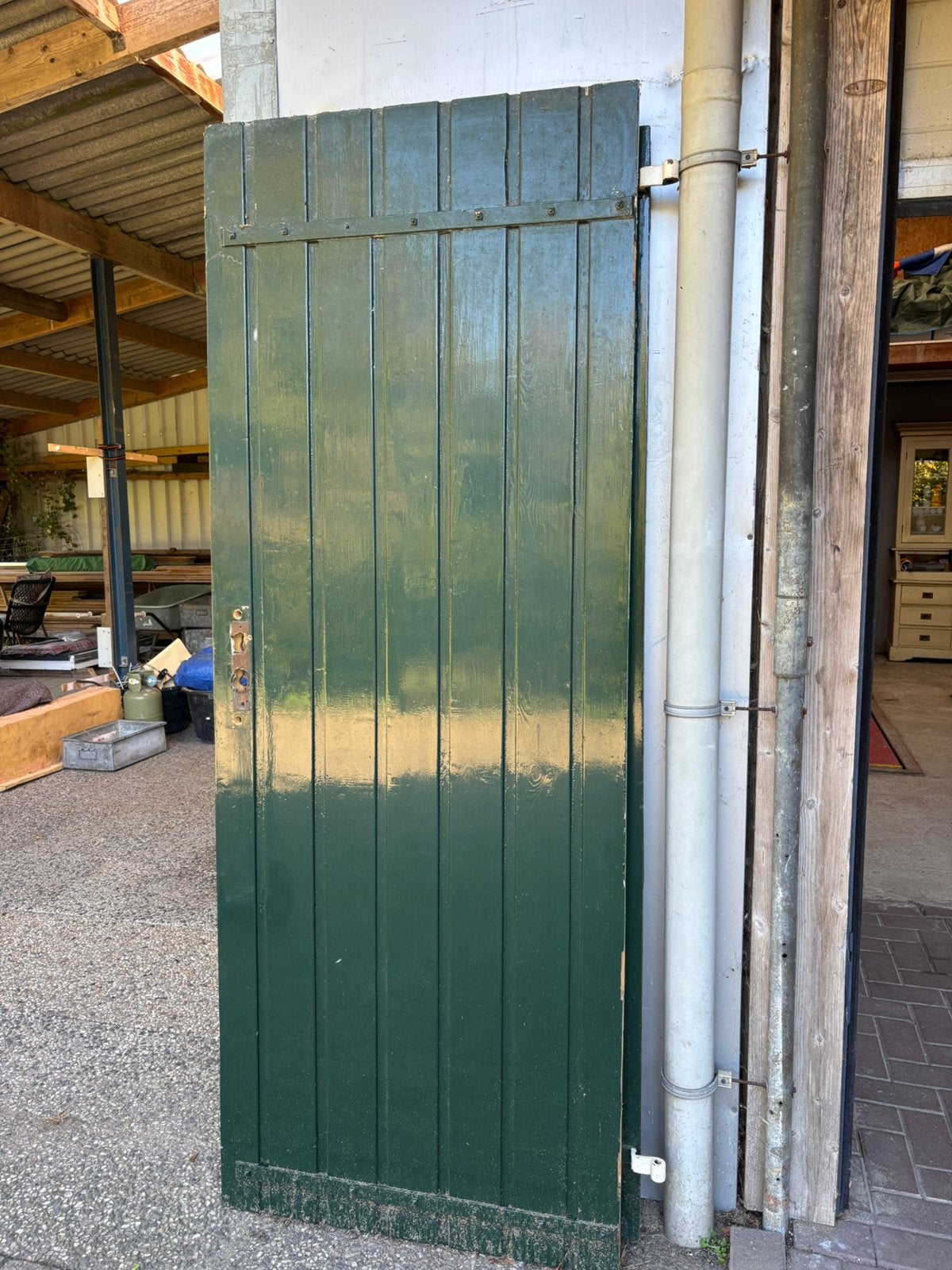 Deur 220 83,5 4, Ophalen, Gebruikt, 80 tot 100 cm, Buitendeur