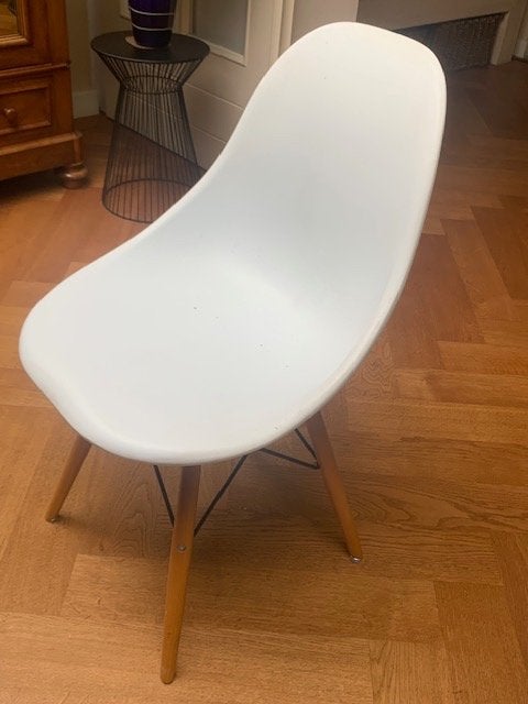 Drie stoelen, Gebruikt, Drie, Wit, Modern