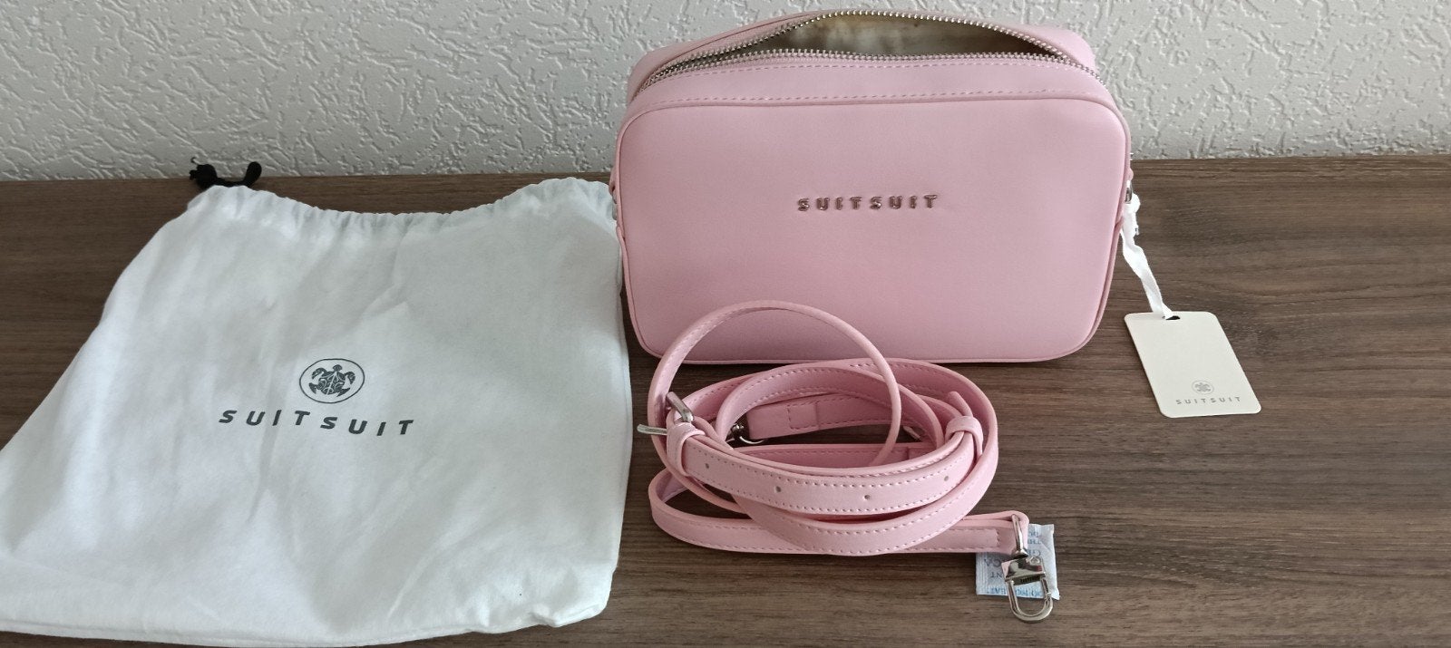 Gloednieuwe SUITSUIT Fabulous Fifties Crossbody Bag, Ophalen of Verzenden, Nieuw, Roze, Schoudertasje