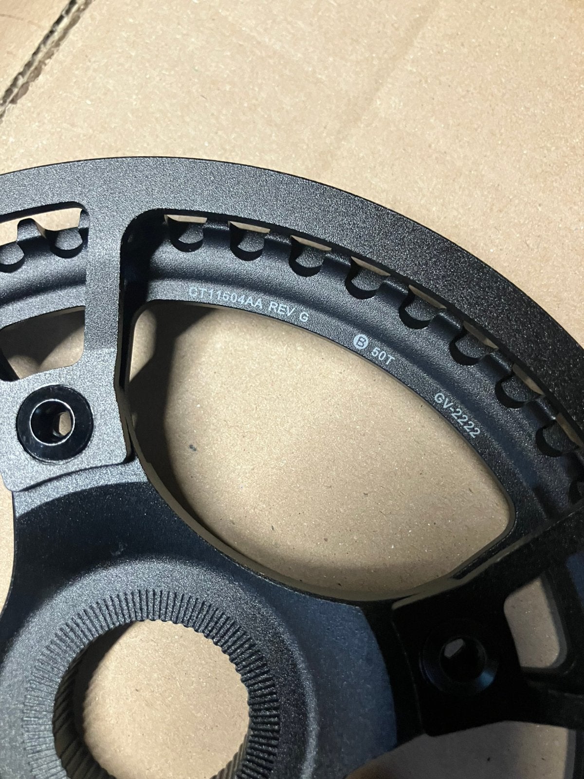 Gates CDX carbon drove riemwiel tandwiel 50t 46t 26t nieuw, Fietsen en Brommers, Ophalen of Verzenden, Zo goed als nieuw, Carbon