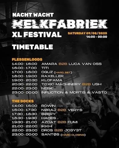 ZATERDAG NACHTWACHT XL 50;-, Tickets en Kaartjes, Concerten | House, Techno en Trance, Eén persoon, Augustus