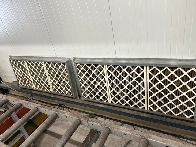 ventilatieroosters met filter voor bijv. spuitcabine, Ophalen, Gebruikt, Ventilator en Afzuiger