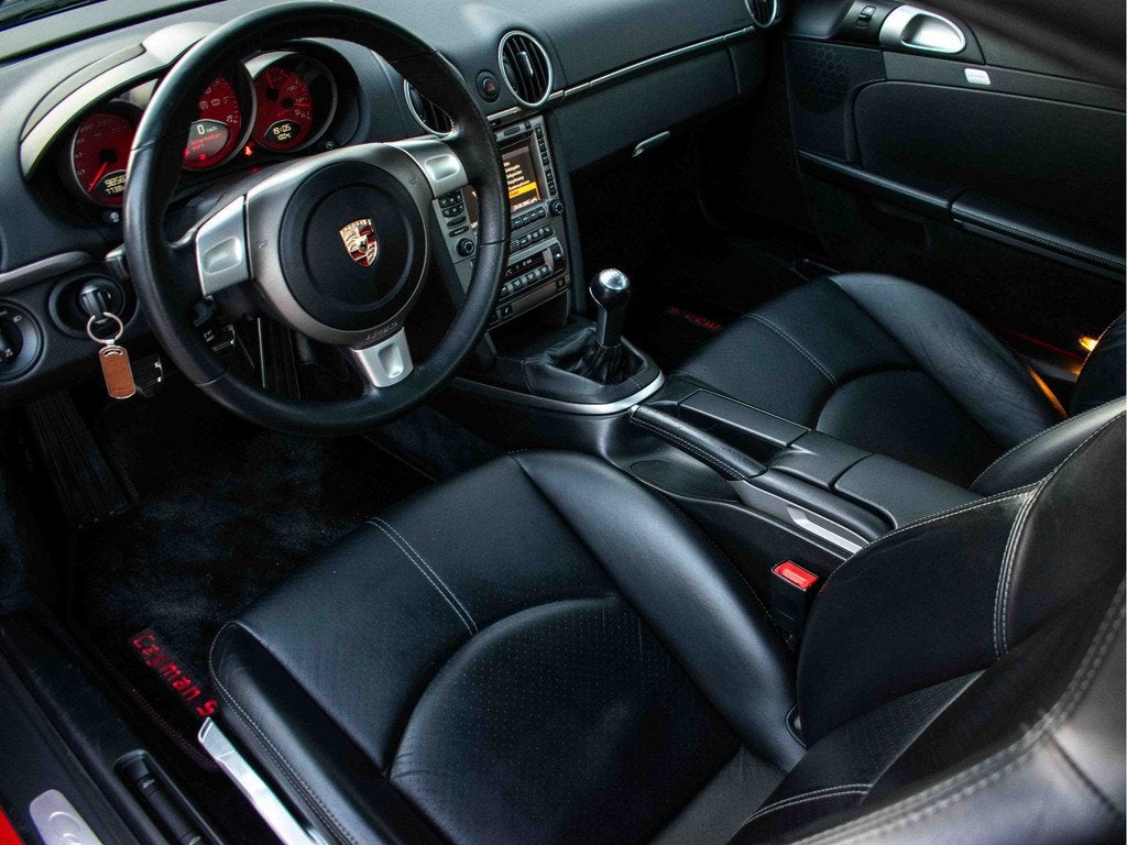 Porsche Cayman S 3.4 | PASM | Bi Xenon | Sound package | Spo, Auto's, Gebruikt, Zwart, 296 pk, Stoelverwarming