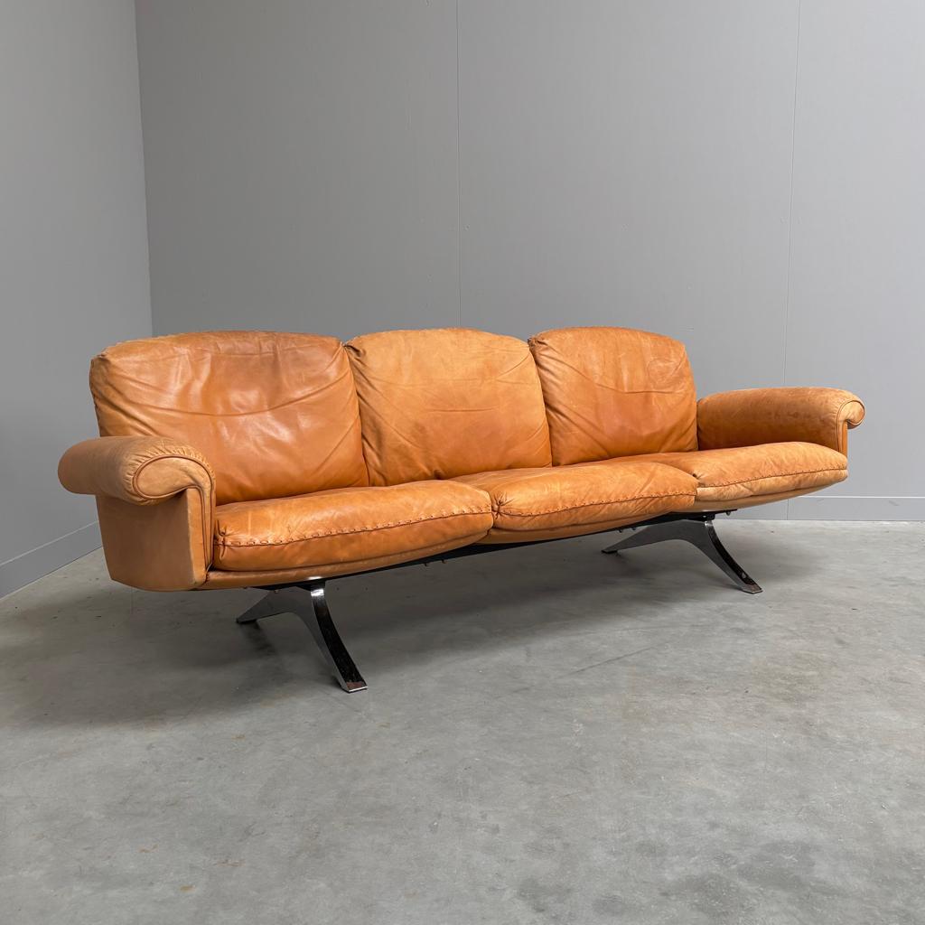 De Sede DS31 (DS 31) bankstel sofa jaren 60 70 design, Ophalen, Driepersoons, 75 tot 100 cm, Rechte bank