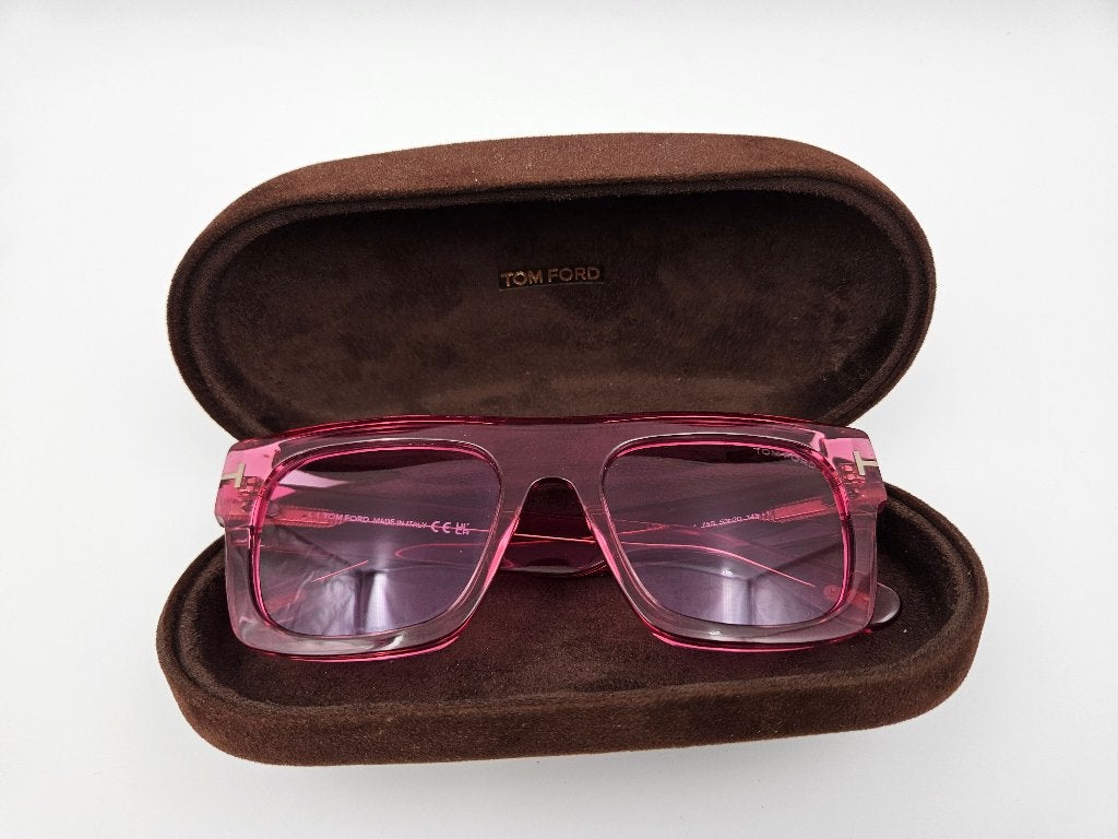 Tom Ford  Fausto FT 0711 75S 145 | Lichte Gebruikssporen, Overige merken, Gebruikt, Zonnebril, Paars