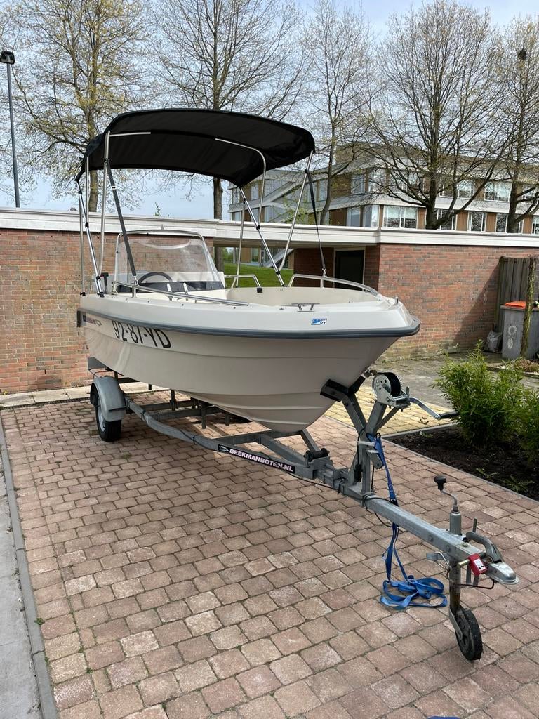 Ornvik 441 consoleboot met 40 pk Yamaha en kanteltrailer, Ophalen, Zo goed als nieuw, 30 tot 50 pk, 3 tot 6 meter