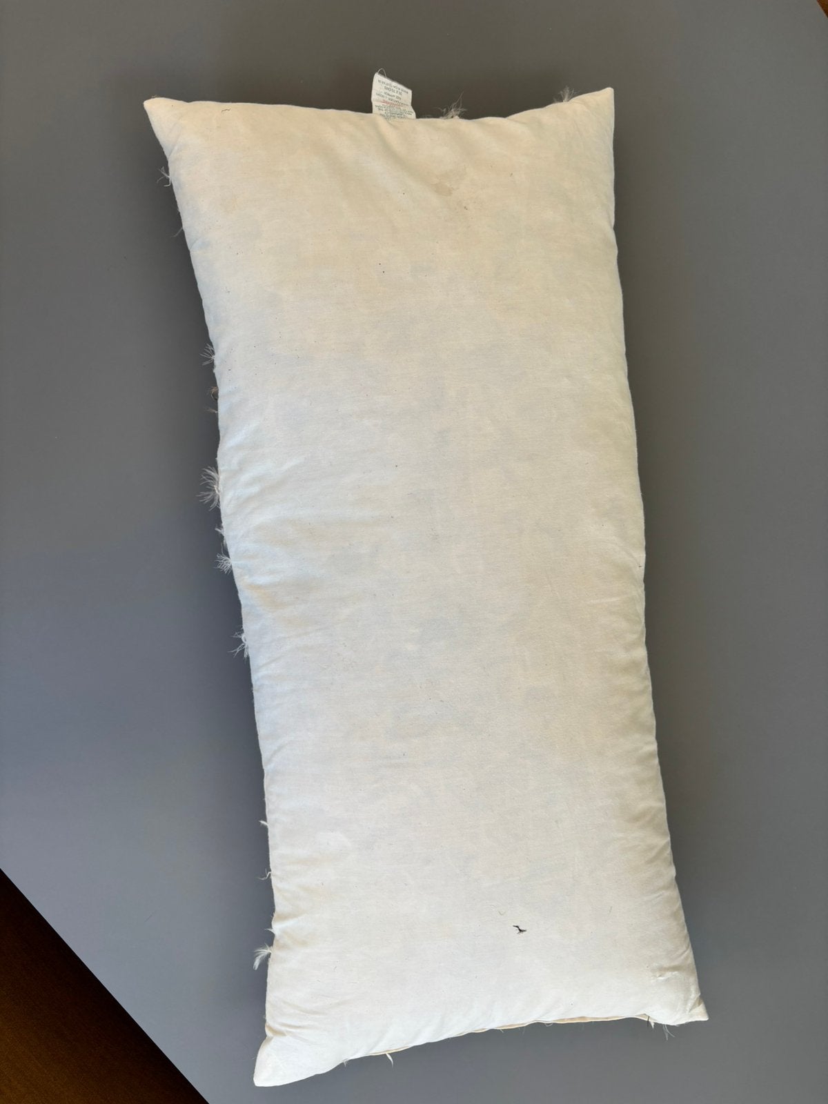Vulling voor kussen 70 x 30 cm, Gebruikt, Wit, Vierkant, Ophalen of Verzenden
