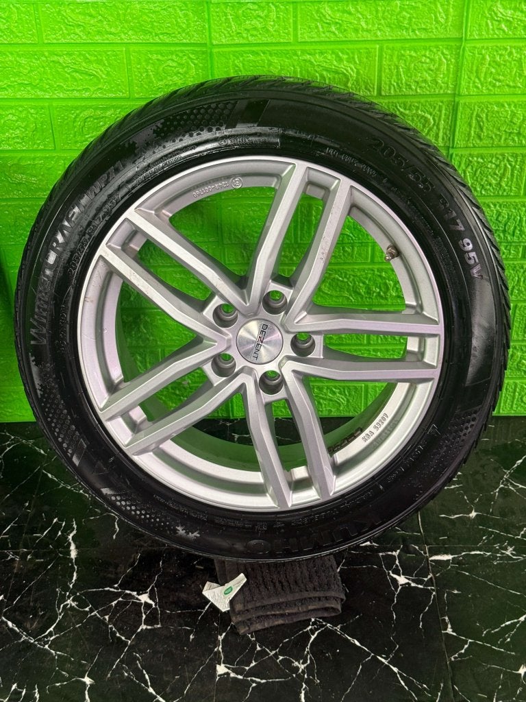 Volkswagen Golf Seat Leon Audi A3 velgen 17" 5x112 winterset, Auto-onderdelen, Niet ingevuld, Gebruikt, Banden en Velgen, Niet ingevuld