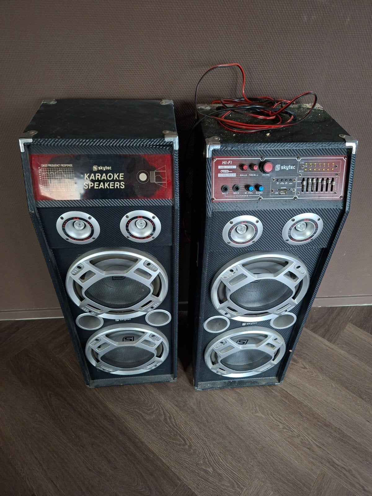 Skytec Karaoke Speakers - Krachtige Geluidsinstallatie, Audio, Tv en Foto, Karaoke-apparatuur, Ophalen, Gebruikt, Luidspreker(s)