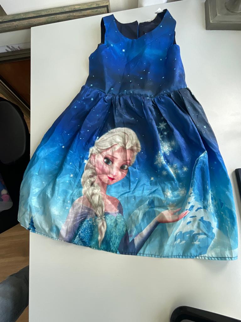 Disney Frozen Elsa Jurk - Maat 134/140 (8-9 jaar), Ophalen of Verzenden, Zo goed als nieuw, 134 t/m 140, Meisje
