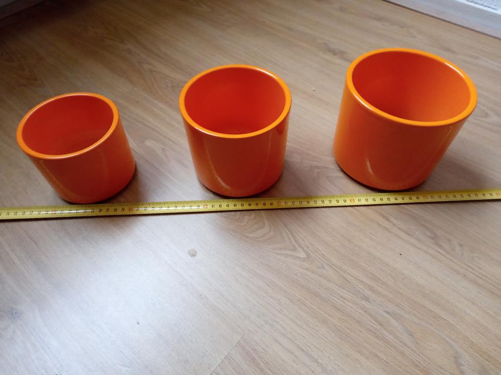 3 bloempotten kamerplanten, Ophalen of Verzenden, Halfschaduw, Minder dan 100 cm
