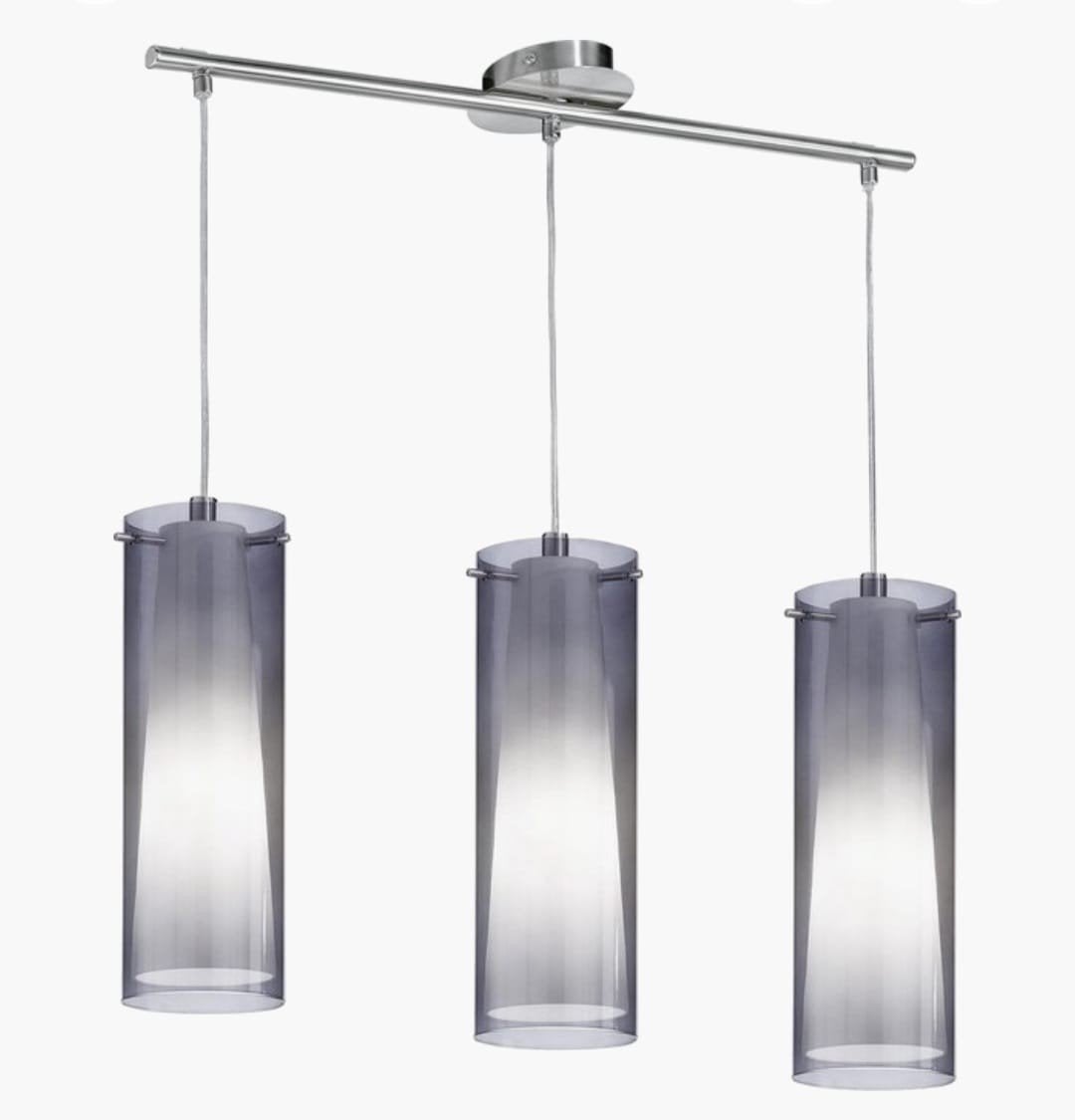 Moderne hanglamp, Ophalen, E27 (groot), Zo goed als nieuw, Glas