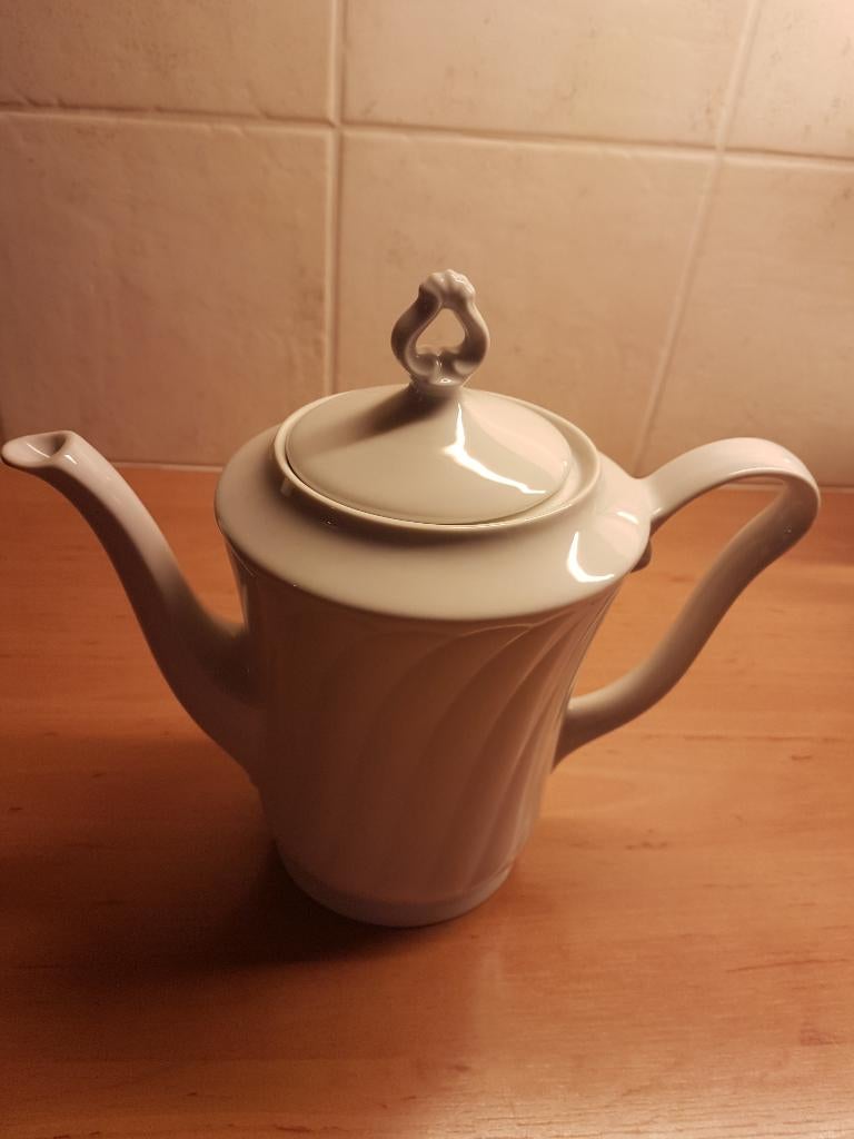 Koffiepot wit, Antiek en Kunst, Ophalen of Verzenden
