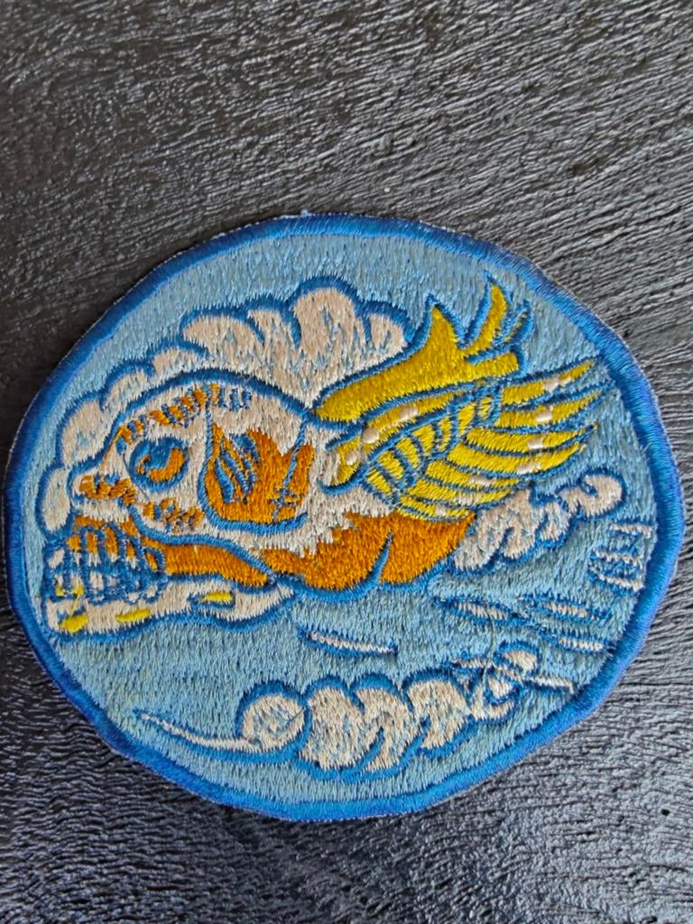 WWII USAAF 85th Fighter Squadron Patch ..jaren 80 remake var, Verzamelen, Militaria | Algemeen, Ophalen of Verzenden, Luchtmacht