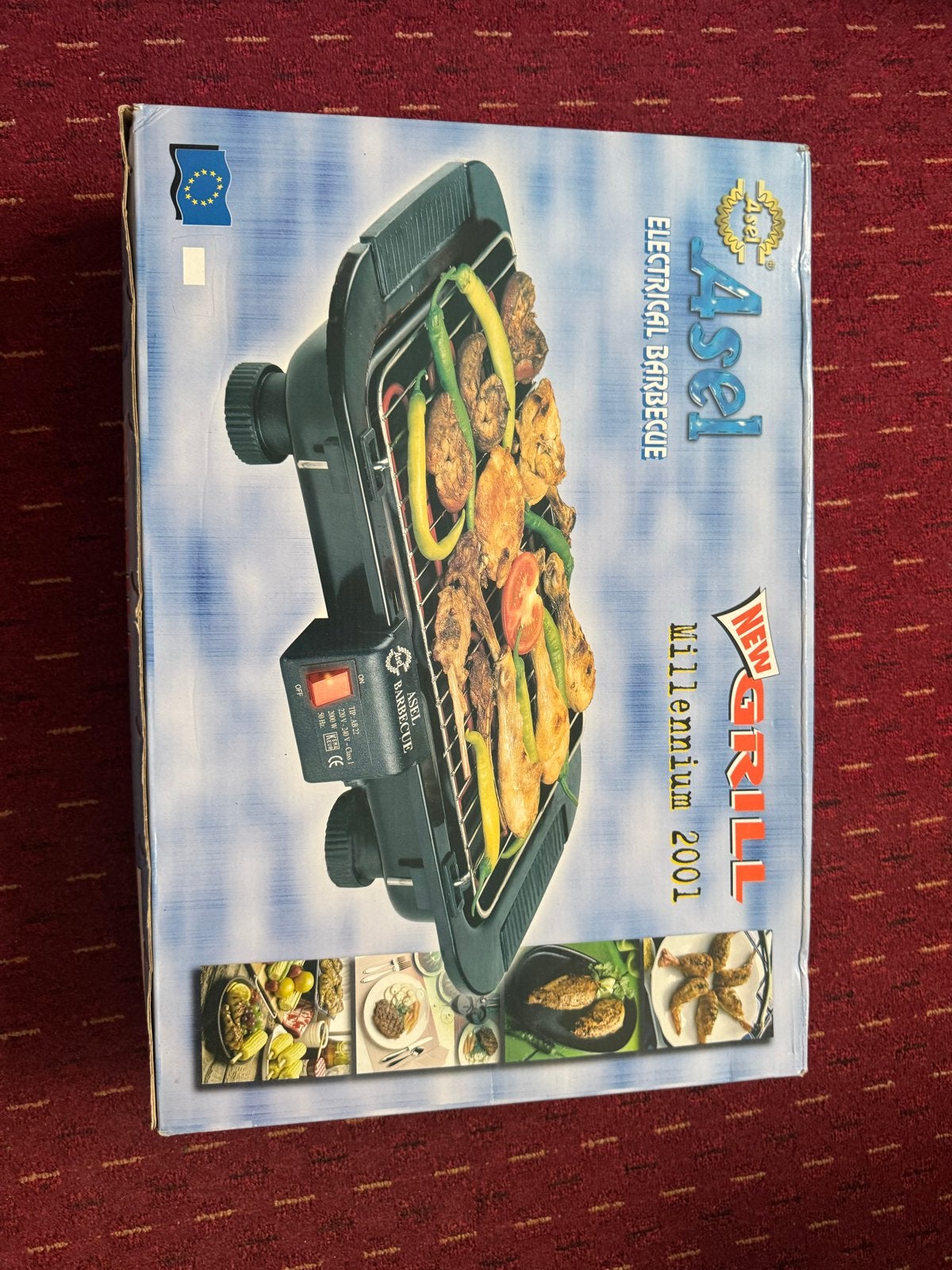 Asel Millennium 2001 Elektrische Barbecue Grill, Ophalen of Verzenden, Nieuw