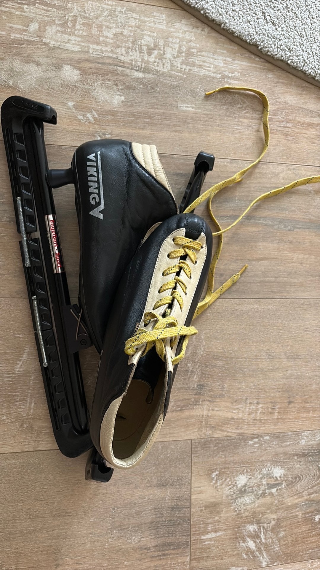 Viking klapschaatsen handgemaakt , mt41, Sport en Fitness, Schaatsen, Ophalen of Verzenden, Zo goed als nieuw, Noren, Viking