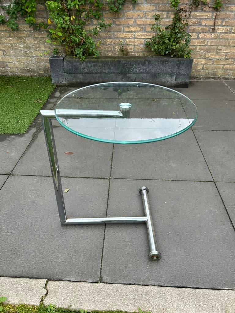 Glas rond tafeltje, Minder dan 55 cm, Rond, Ophalen, 45 tot 60 cm