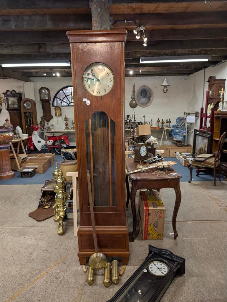 Staande klok 3 gewichten kwartier slag. €150., Antiek en Kunst, Antiek | Klokken, Ophalen