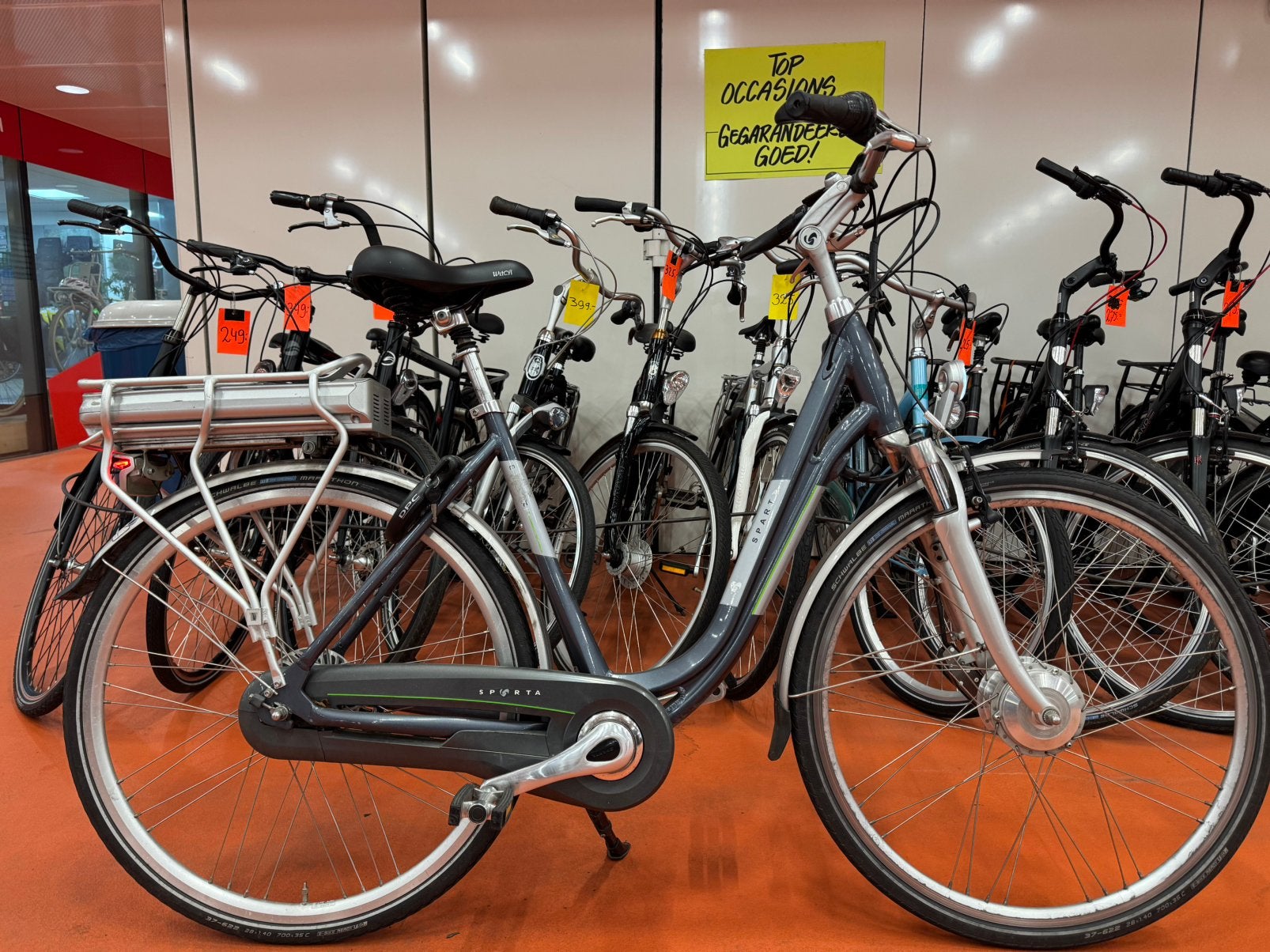 Sparta C4 elektrische damesfiets / e-bike (nieuwe accu) 53cm, Ophalen of Verzenden, Zo goed als nieuw