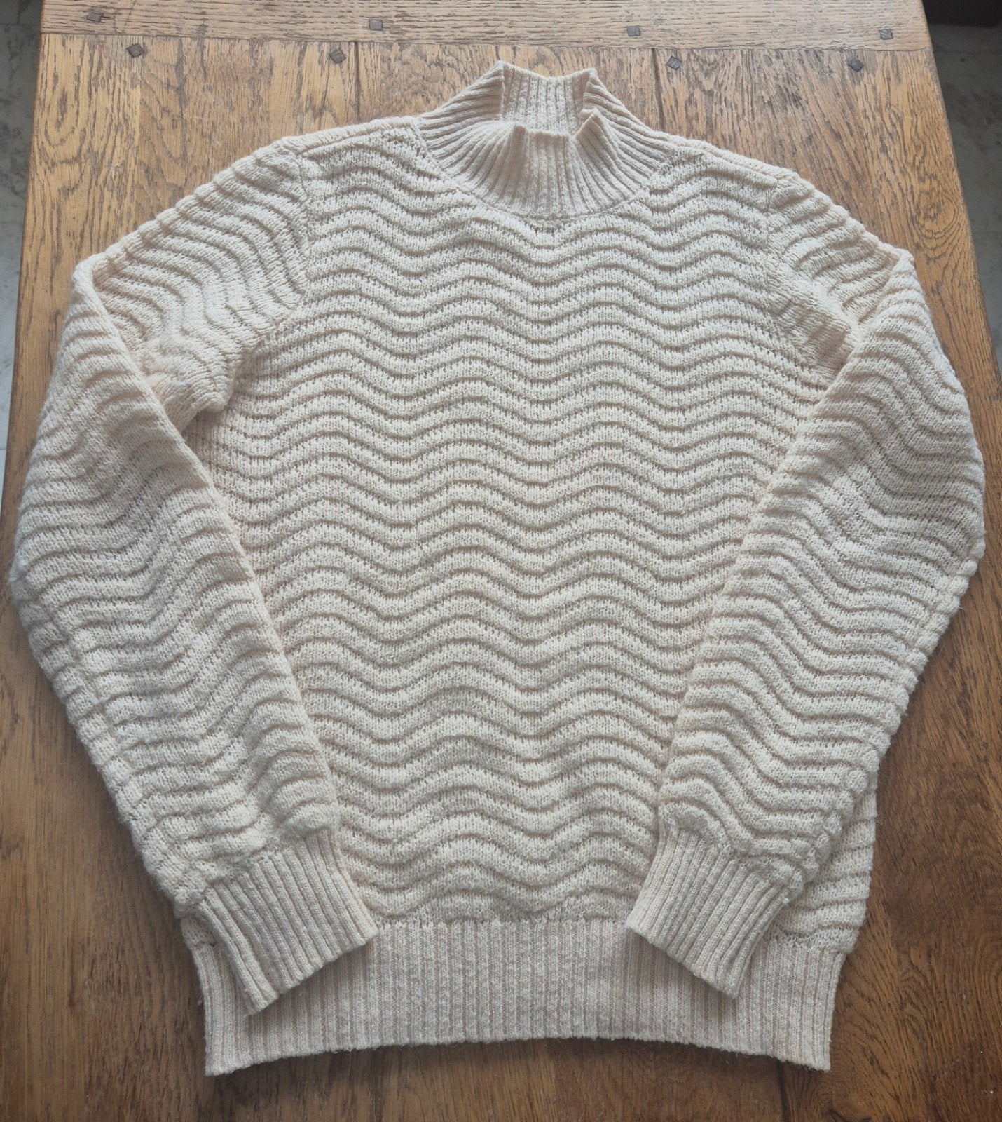 Y.A.S Trui M - met alpacawol, Kleding | Dames, Maat 38/40 (M), Beige, Ophalen of Verzenden, Zo goed als nieuw