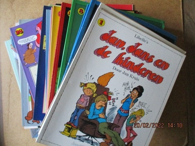 adv5744 jan jans en de kinderen album reeks, Boeken, Stripboeken, Eén stripboek, Ophalen, Gelezen