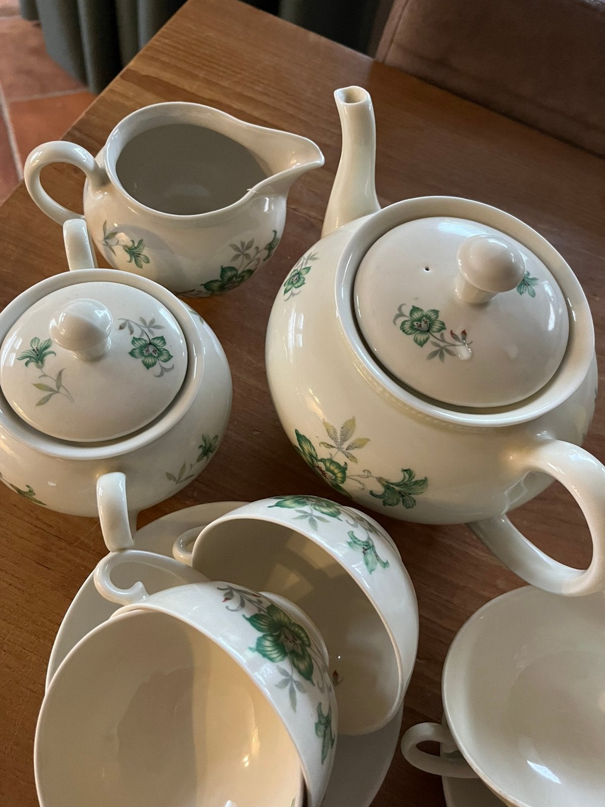 Mosa theeservies, Ophalen