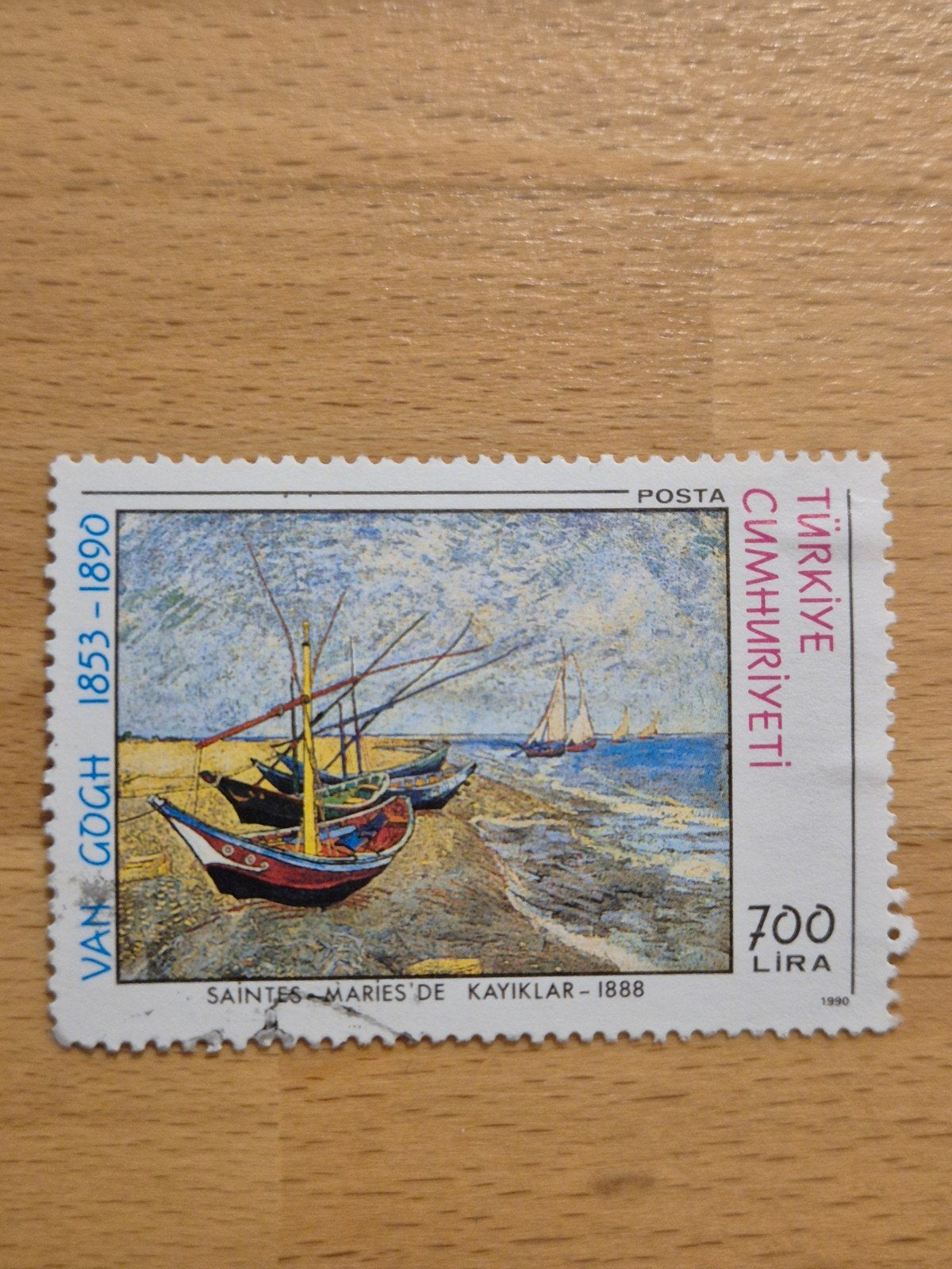 Turkije 1990 Van Gogh, Ophalen of Verzenden, Overige landen, Gestempeld