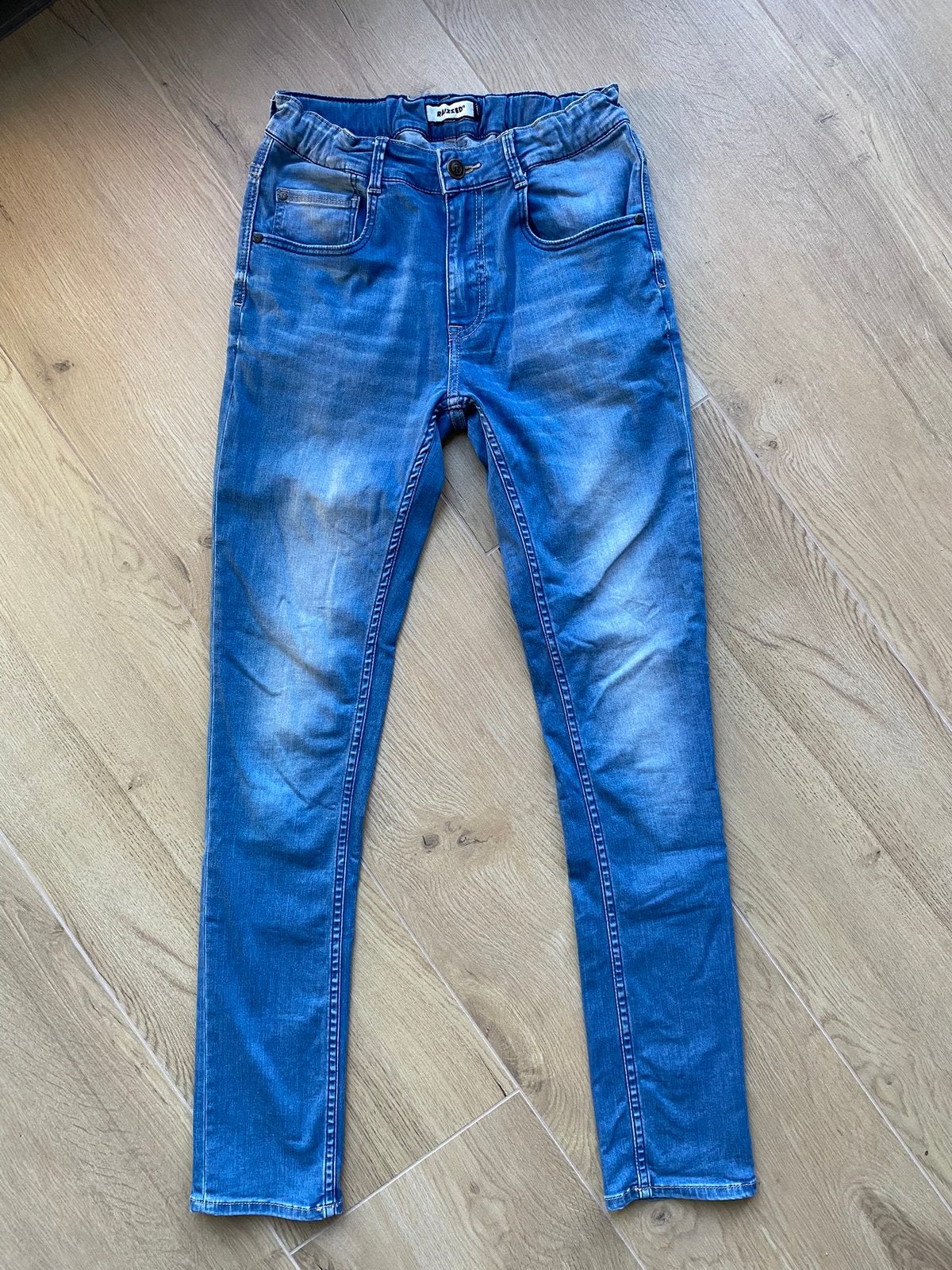 Skinny jeans midden-blauw | Jongens | Maat 170, Ophalen of Verzenden, Zo goed als nieuw, Jongen, Broek