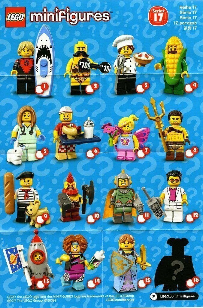 Lego minifigures serie 17 – 71018, Lego, Nieuw, Ophalen of Verzenden, Minifiguur